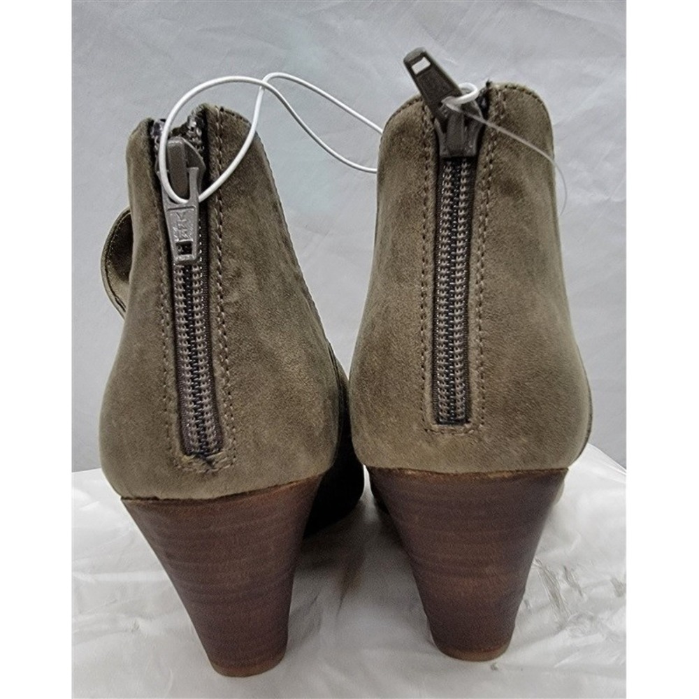 NWOT Report 8.5 Gower Olive Green Booties Ankle Boots 120817 - Picture 4 of 5
